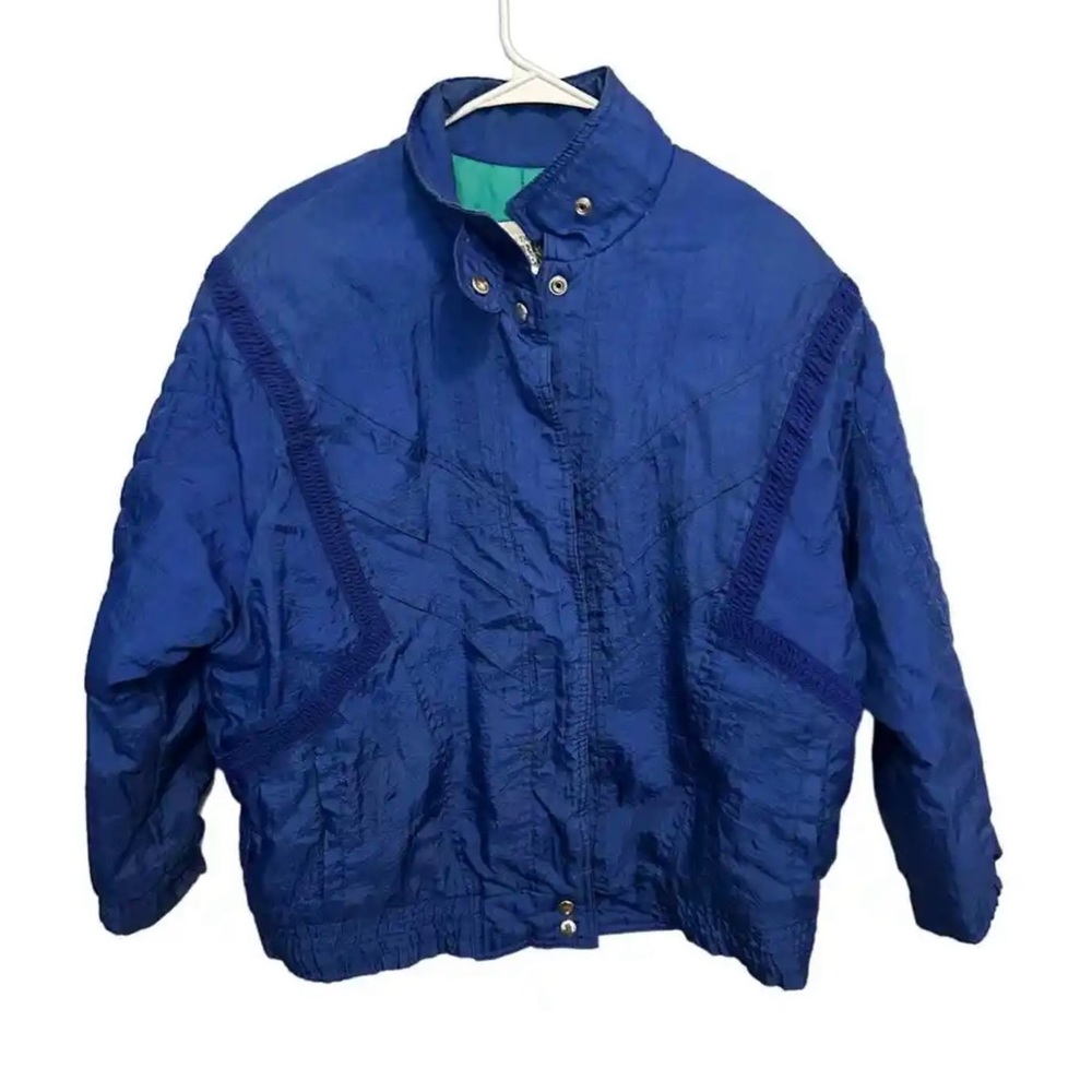 Be in the current seen vintage blue thick jacket size medium